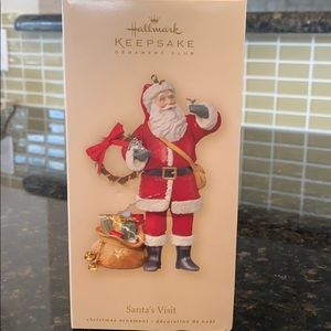 HALLMARK 2007 SANTA’S VISIT ORNAMENT